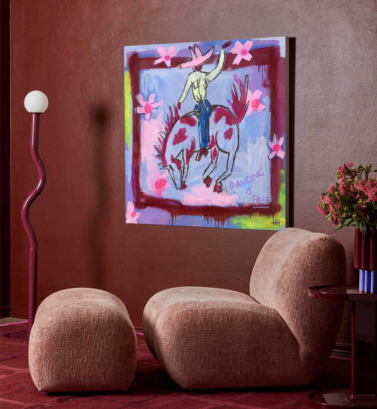 Dancing is Free - Stretched Canvas