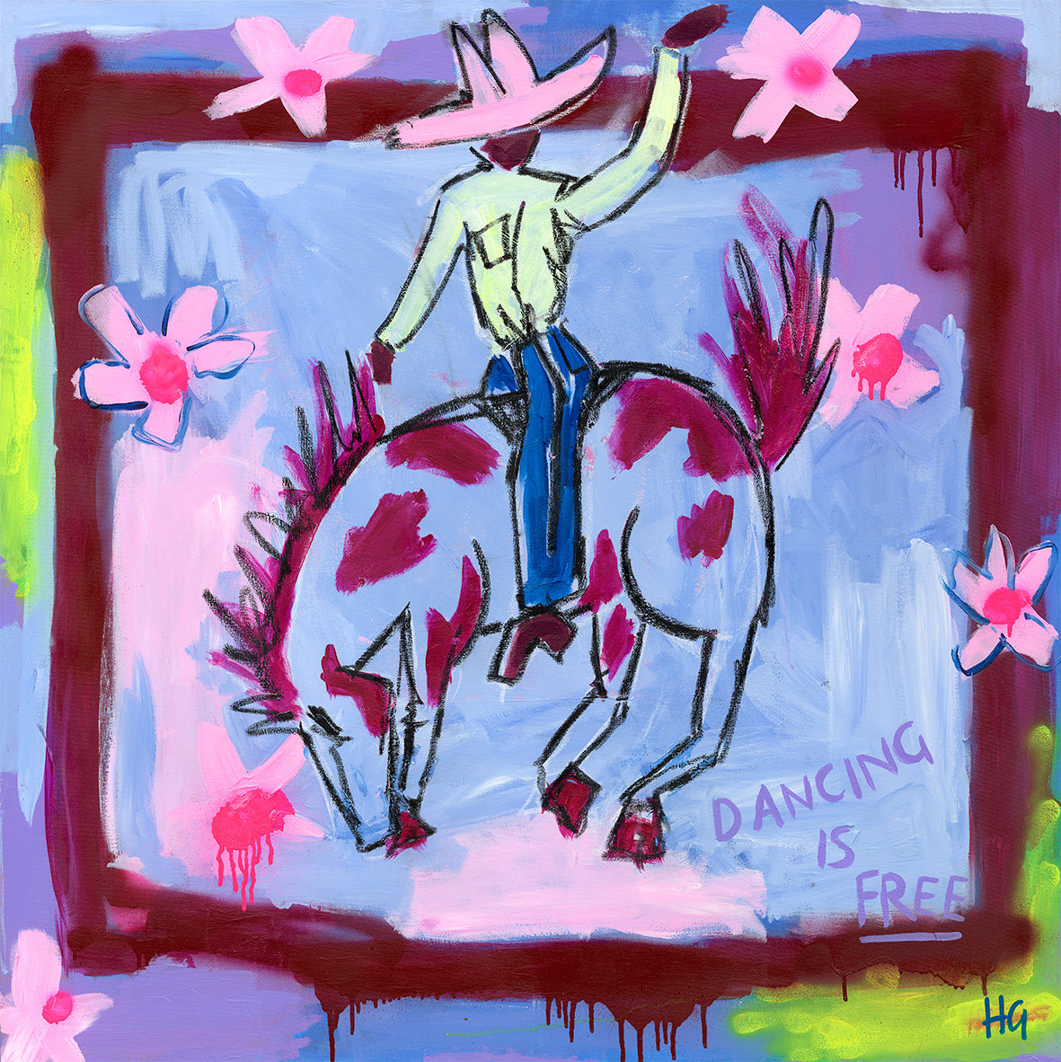 Dancing is Free - Stretched Canvas