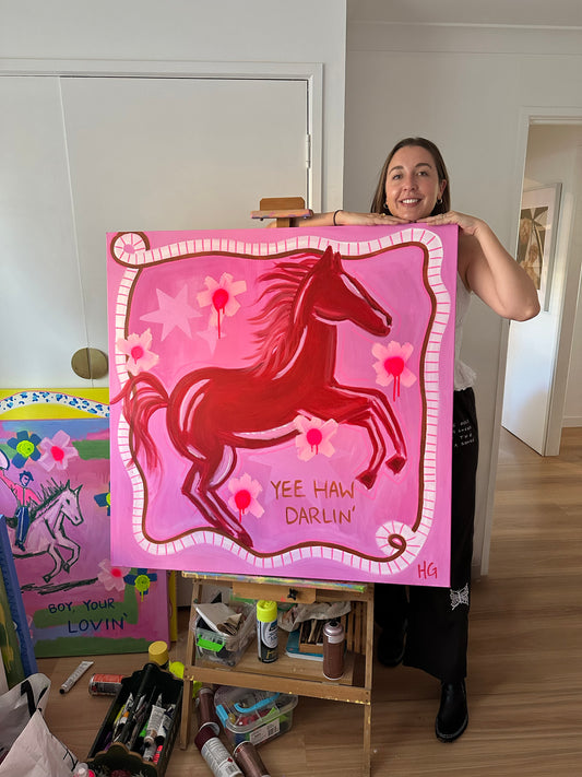 Yee Haw Darlin' - Acrylic